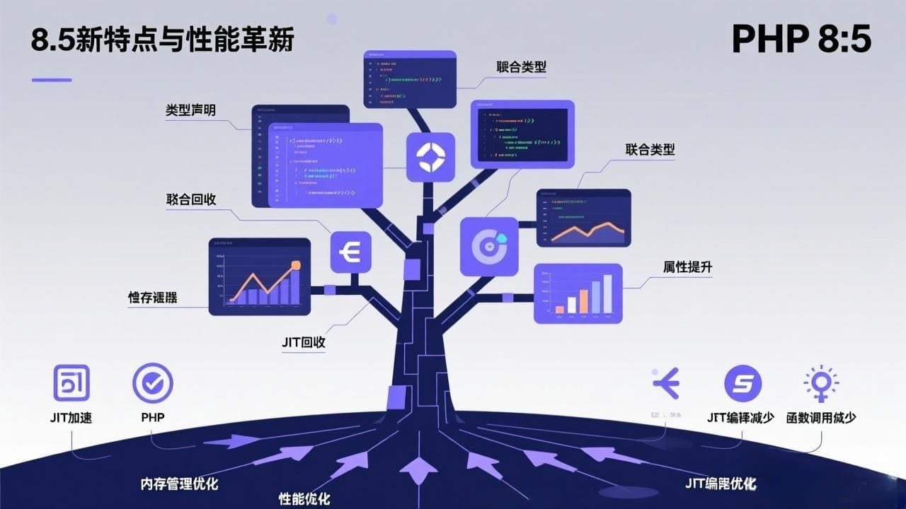 PHP 8.5核心新特性与性能革新全拆解：从5.6到8.5，这次更新值了10年的配图 - Haitheme嗨主题