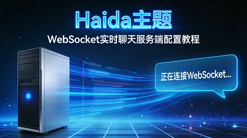 WordPress嗨达主题的 WebSocket 实时聊天功能服务端配置教程的配图 - Haitheme嗨主题
